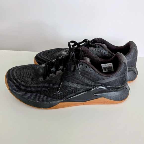 Reebok Nano X2 Women’s Training Shoes – CrossFit Sneakers Black/Gum, Size 8 - Picture 1 of 5